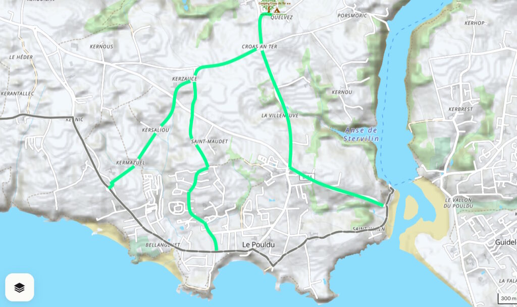 plan accès vélo
